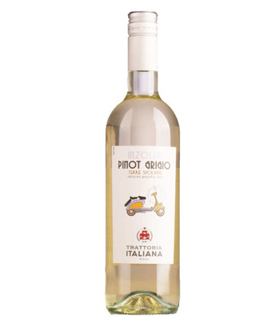 Trattoria Inzolia / Pinot Grigio IGT Sicilia - Doos 6 stuks